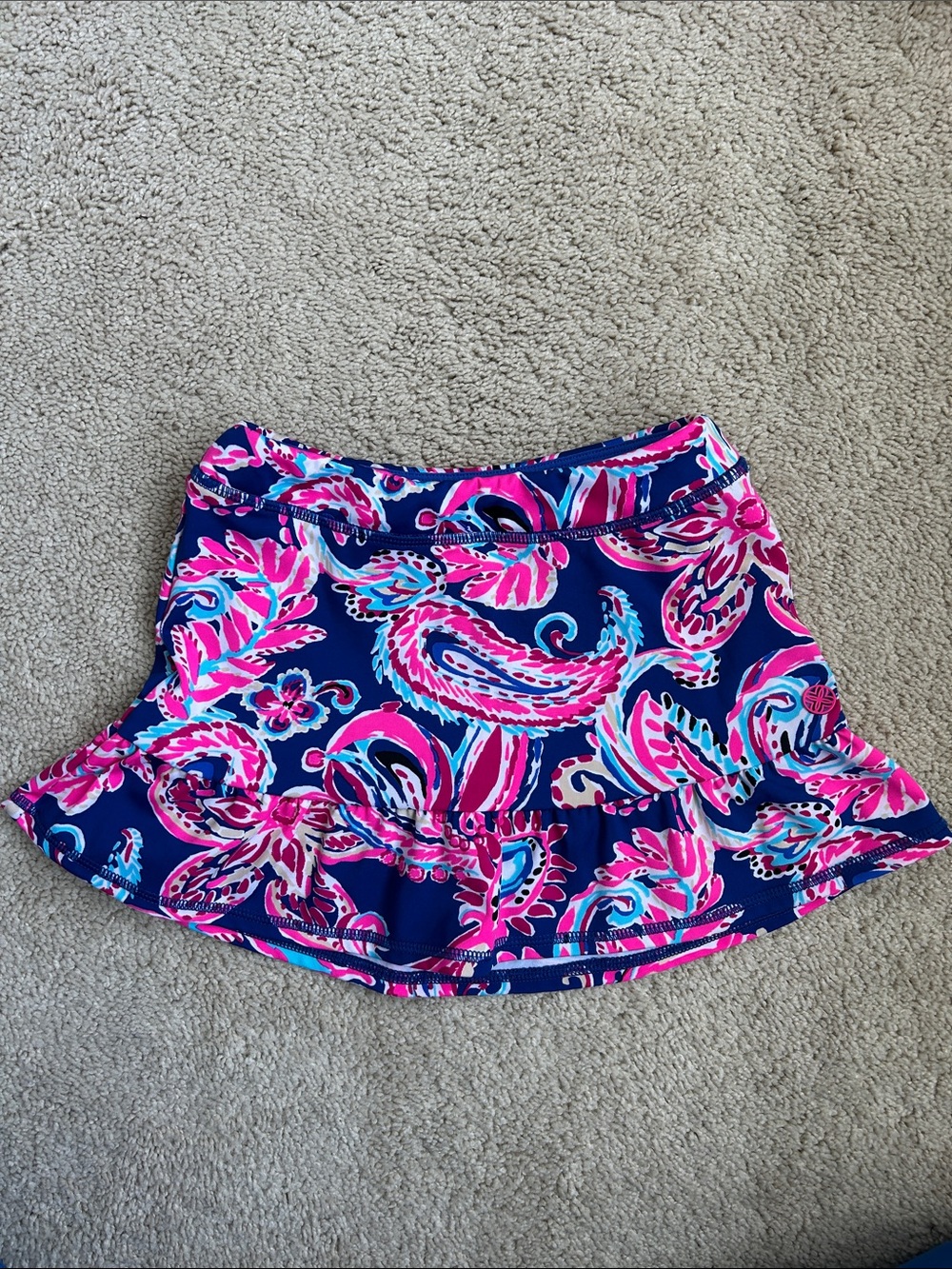 Lilly Pulitzer Girls Luxletic Skort, M (6-7)